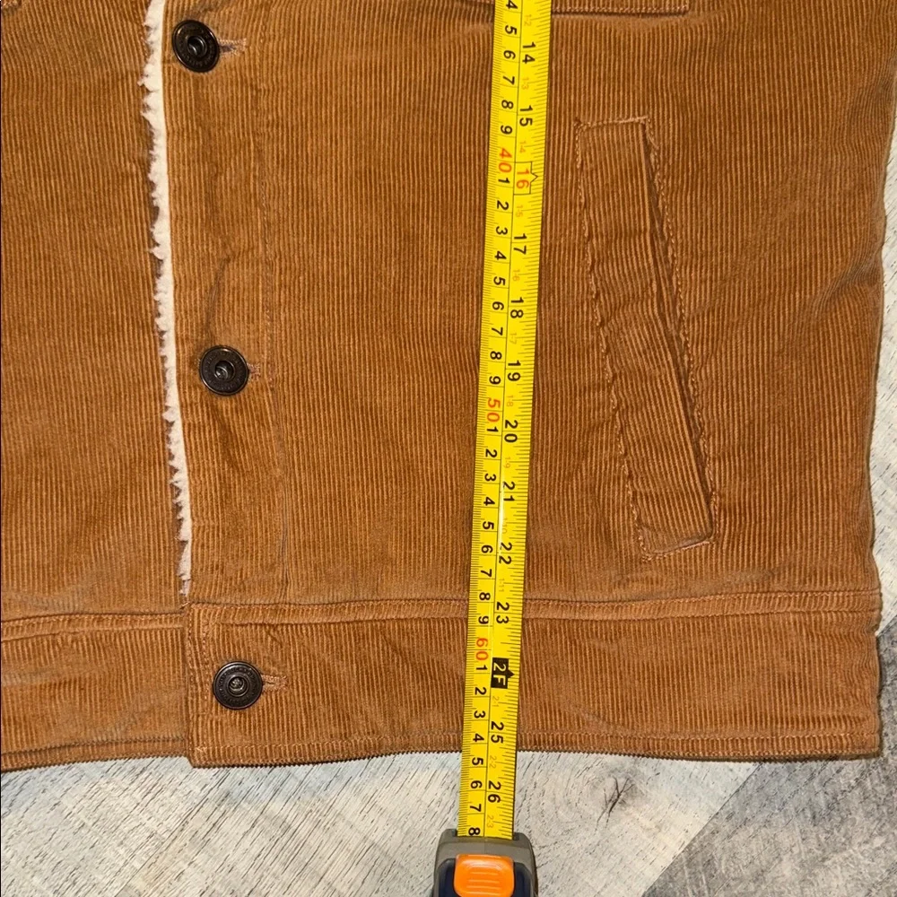 Lucky Brand Tan Corduroy Jacket with Cream Collar - Picture 12 of 12